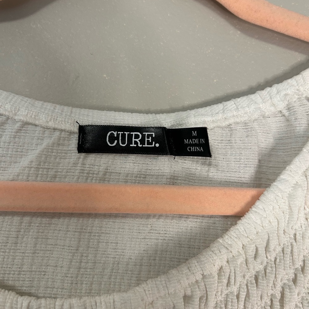 White Women's Cure Top, M - Picture 4 of 7